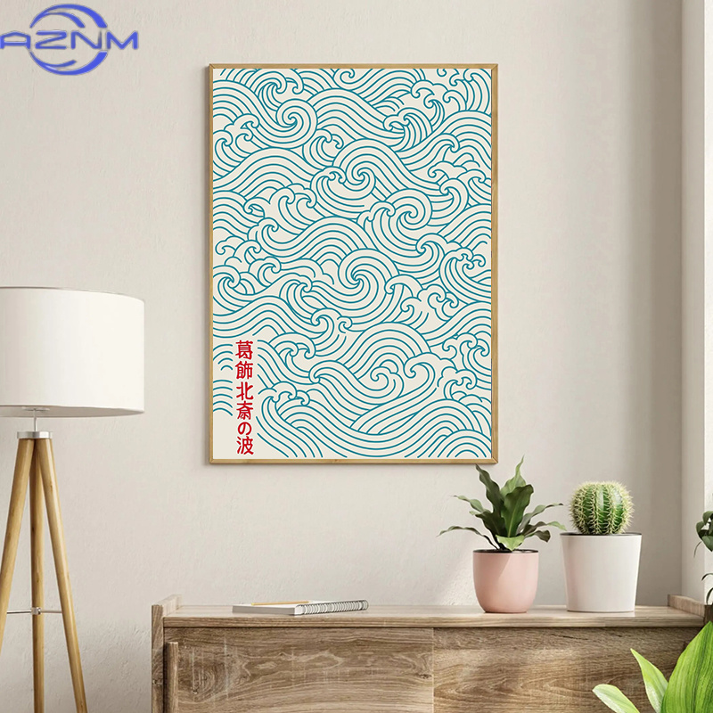 Japanese Tokyo Lifestyle - AZNM Japon Dalgaları Hokusai Posteri Tokyo