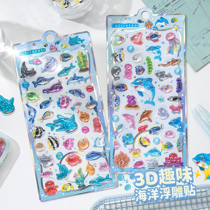 Japanese Lifestyle Gifts - Japon Tarzı Karikatür Deniz Yaşamı 3D