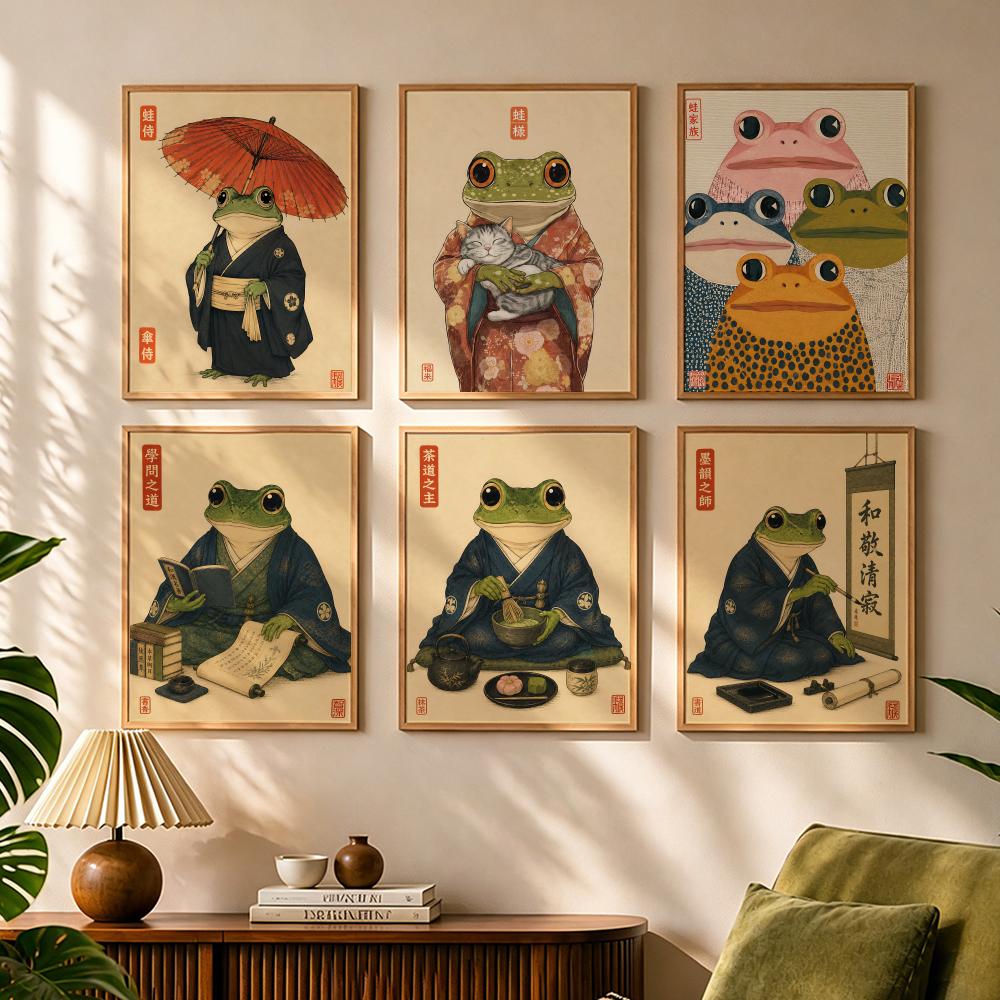 Japanese Lifestyle Japanese - Kültürel Japon Kurbağa Yaşam Tarzı Resim