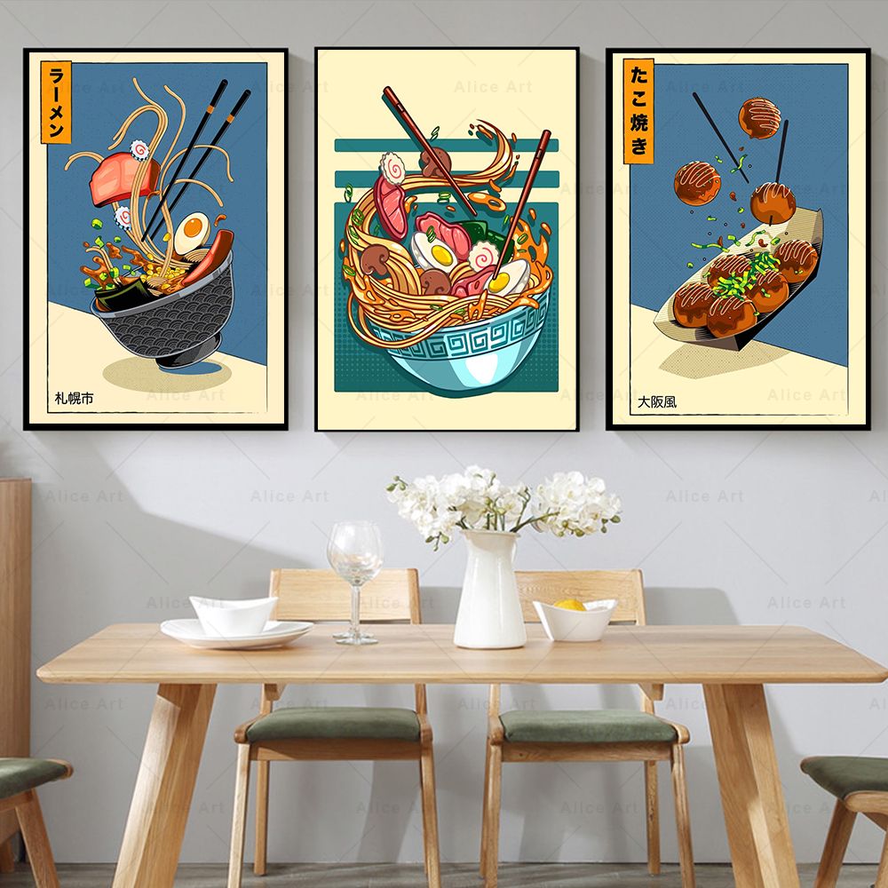 Japon tarzı Poster mutfak gıda - Japanese Lifestyle Food incelemesi ve fiyatı