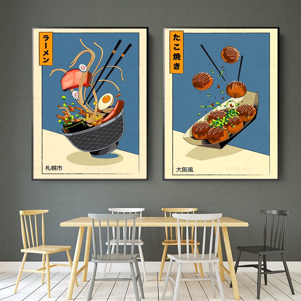 Japon tarzı Poster mutfak gıda - Japanese Lifestyle Food incelemesi ve fiyatı