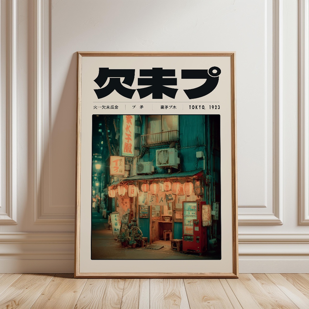 Japon Retro Vaporwave Posteri  - Japanese Tokyo Lifestyle incelemesi ve fiyatı